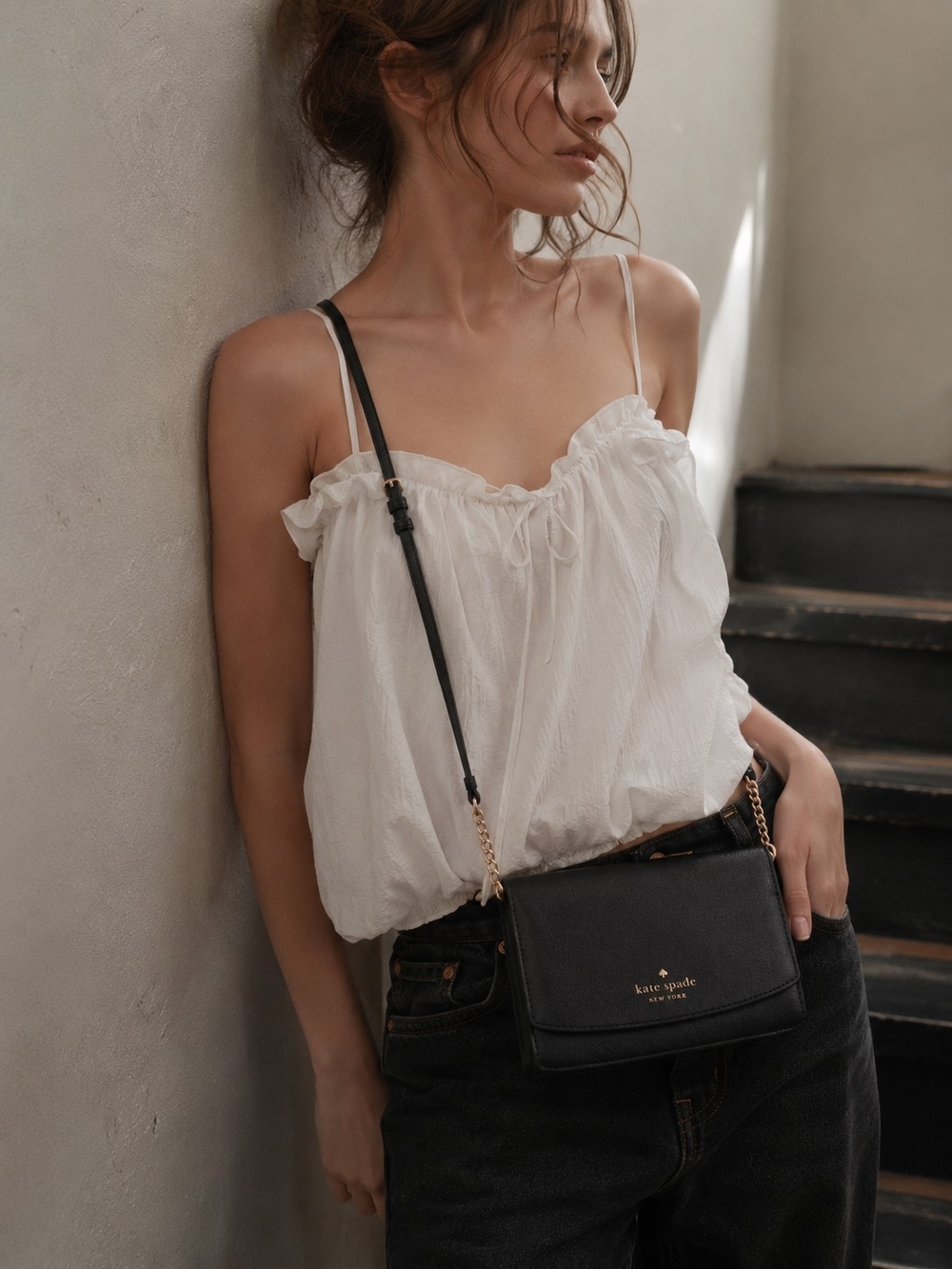 Kate Spade New York Black Crossbody Wallet Bag 🖤